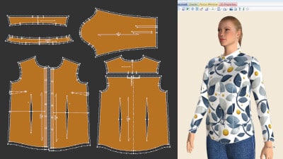 Optitex CAD 3D Apparel Pattern Simulation Course by AD Patterns Institute